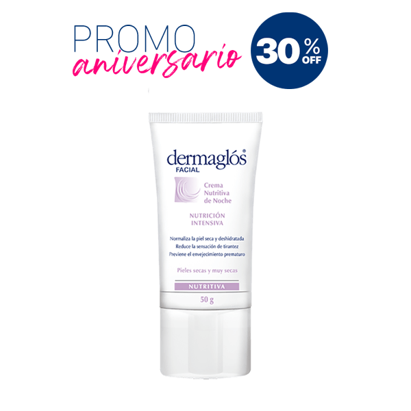 Dermaglós | CREMA NUTRITIVA DE NOCHE - PIEL SECA 50g
