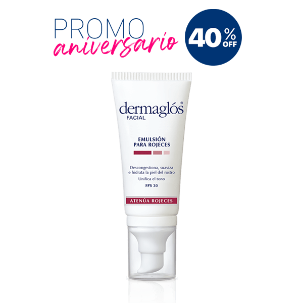 Dermaglós | EMULSIÓN PARA ROJECES CON FPS 30 - 50ml