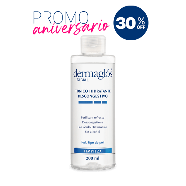 Dermaglós | TÓNICO HIDRATANTE DESCONGESTIVO - 200ml